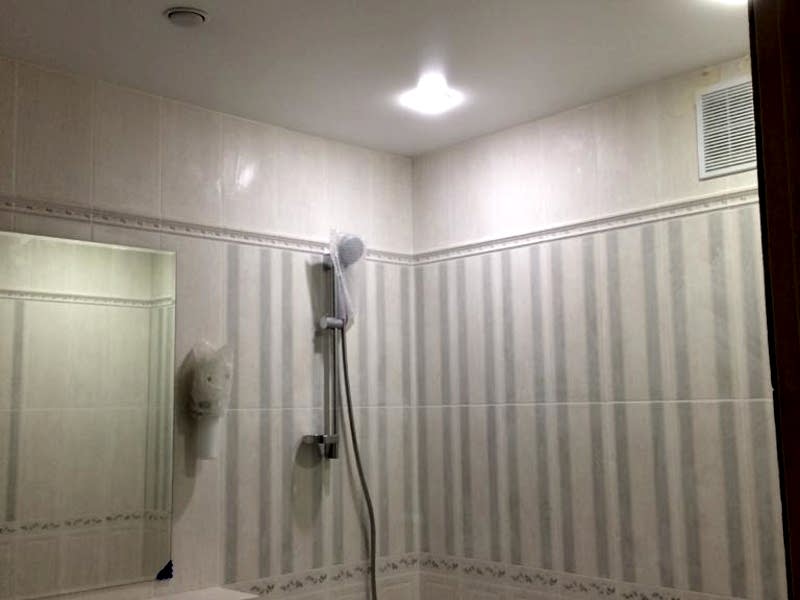 Ремонт ванной комнаты, в белых тонах